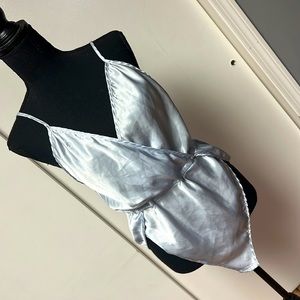 *EXTREMELY RARE* VICTORIA’S SECRET GOLD LABEL SILKY SATIN BODYSUIT